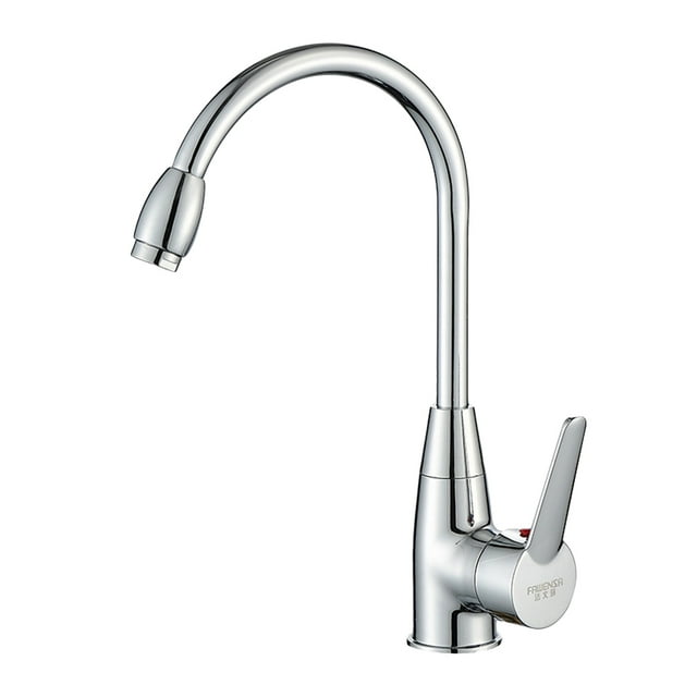 MasteelfCA Rotatable Hot and Cold Water Kitchen Sink Faucet Mixer Sink Faucet Kitchen Accessories (Without the Hoses)