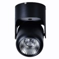 thumbnail image 1 of Projecteur Intérieur Noir, Projecteur de Plafond LED Blanc Réglable (Lumière Blanche Chaude), 1 of 5