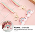 thumbnail image 6 of COSMOBETTY 2pcs Adorable Rainbow Cartoon Keychains Cute Keychain Ornaments For Bags And Keys Fun Present For Valentines, 6 of 8