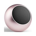 thumbnail image 4 of Miulika Haut-Parleur Bluetooth Mini Portable, Subwoofer Bluetooth 5.0 pour Voyage Plage Randonnée Bluetooth Or Rose, 4 of 5