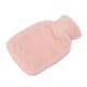 thumbnail image 4 of Bolsa de agua caliente de PVC con funda de felpa suave, bolsa de agua para calentador de cama cálida de invierno a prueba de fugas, 1000ml, rosa, 4 of 12
