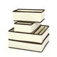 thumbnail image 2 of unbranded Caja Organizadora Beige Para Ropa Interior Y Calcetines Con 8 Compartimentos De Tela No Tejida, 2 of 8