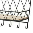 thumbnail image 6 of Shenmeida Storage Rack Shelf with Hooks, Punch Free Wall Mounted Storage Rack Organizer Holder for Bathroom Shower Kitchen, 6 of 7