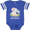 thumbnail image 3 of Inktastic I'll Never Forget That My Papa Loves Me with Cute Elephants Boys or Girls Baby Bodysuit, 3 of 5