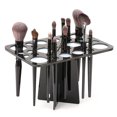 thumbnail image 2 of Makeup Brushes Drying Rack, Brushes Dryer, Collapsible 28 Slot Acrylic Brush Holder Stand Tree Tray Support Display for Makeup Artist Acrylic Nail Brushes Paintbrushes Makeup Lovers, Black, 2 of 7