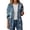 Multicolor 3, variant on Hxshgdsn Womens Long Sleeve Printed Cardigan Open Front Casual Jacket with Denim Trim for Daily Wear(Multicolor/2XL)