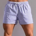 thumbnail image 2 of Hurxie Men's Pajama Shorts, Soft Woven Pajama Shorts for Men Plaid Pj Bottoms Multicolor,S, 2 of 5