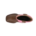 thumbnail image 4 of Roper Girls Blaze Pink Shaft Square Toe Cowboy   Mid Calf Boots, 4 of 5