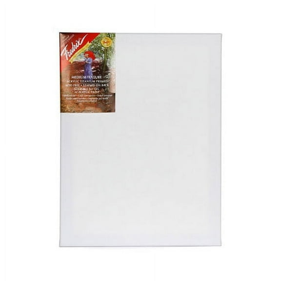Fredrix Stretched Canvas: Cotton, 20 x 24 inches