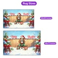 thumbnail image 5 of Merry Christmas Woofmas Xmas Noel Basset Hound Elf Candy Cane Snow Indoor Rug Bassets Dog Breed Lovers Gifts Idea Carpet Living Bed Room Sofa Home Decor - 13017, 5 of 5