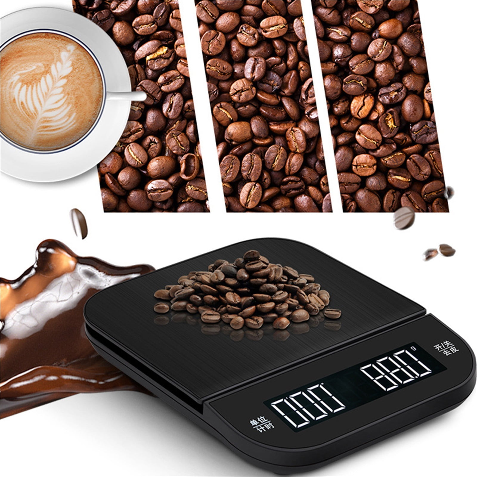 3KG/0.1g Coffee Scale, Digital Scale,Home Electronic Scales Kitchen Scale ,Easy to Operate