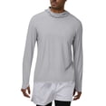 thumbnail image 2 of Maqroz UV Protection Clothing Men UPF 50+ Hooded Long Sleeve Athletic Workout Shirt Lightweight Quick Drying Fishing Hiking Jersey with Thumb Holes, 2 of 9