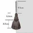 thumbnail image 3 of BELAVENIR Colorful Tassel Key Tassel Hanging Rope Silk Tassel Fringe Tassel Trim Garment Decoration DIY Accessories for Curtain and Home Decoration, 3 of 5