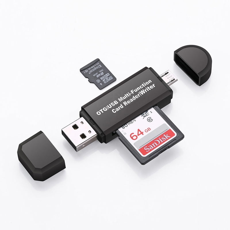 MeterMall Electronics Goods for 4 in 1 OTG Multifunction Card Reader Lighting to Smart Camera Card Support SD TF Card