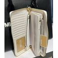 thumbnail image 4 of Michael Kors Womens Jet Set Travel Continental Zip Around Leather Wallet Wristlet 35T7Gtve7L-Opwhi (Optic White), 4 of 6