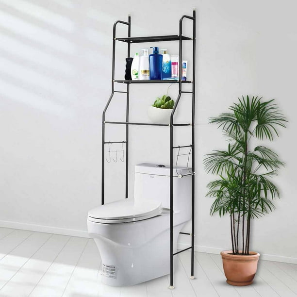 3Shelf Bathroom Space Saver Over the Toilet Storage Rack Shelves