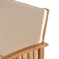 thumbnail image 4 of Maryann 8 Piece Outdoor Rectangular Wood Sofa Conversation Set, Brown, 4 of 10