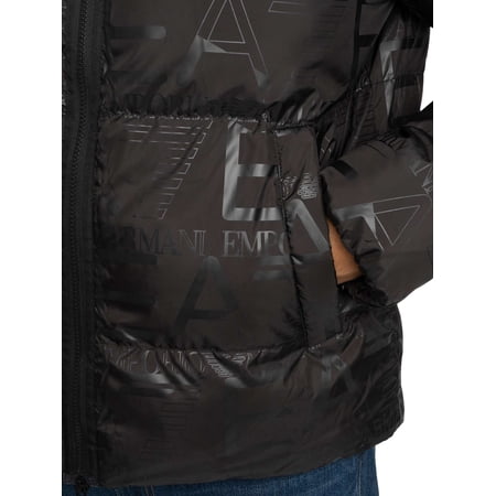 EMPORIO ARMANI エンポリオアルマーニ EA7 メンズ中綿ブルゾン 7M000697 AF15969 ブラック