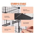 thumbnail image 3 of Large 4 Tier Cat Cage 41 x 14 x 55 Metal Wire with Hammock, 3 of 7