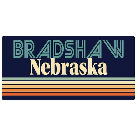 

Bradshaw Nebraska 5 x 2.5-Inch Fridge Magnet Retro Design