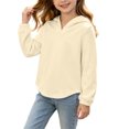 thumbnail image 2 of StSilkitty Kids Hooded Sweatshirts Long Sleeve Pullover Sweatshirt Tops Fall Winter Outdoor Warm Clothes Size 5-16, 2 of 8