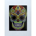 thumbnail image 2 of Cuadro Decorativo Modermo Calavera Arte Huichol impreso en lienzo Maxigráfica Shop Cuadro Cultural Dia de Muertos, 2 of 3