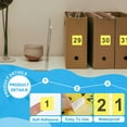thumbnail image 3 of Uxcell 2" Etiquetas Numeradas Consecutivas 1 Set Autoadhesivas Amarillas, 3 of 6