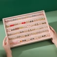 thumbnail image 4 of tredstone Wide Display Space Earrings Organizer Showcase Jewelry Collection Wide Application Earring Storage Grey 1Set, 4 of 6