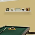 thumbnail image 2 of InPlace Shelving, 9602058E, Size: 72 x 4.5 x 3.5 in, MDF Floating Picture Ledge Shelf, Color: White, One White 72 in shelf, 2 of 5