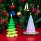thumbnail image 2 of Juego de moldes de silicona KVCSYAW para velas 3D con forma de árbol de Navidad, 2 unidades, 2 of 7