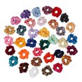 thumbnail image 1 of Gomas para el cabello de colores surtidos Sunnimix 35 piezas, 1 of 8