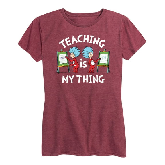 Dr. Seuss - Teaching Is My Thing - Women's Short Sleeve Graphic T-Shirt