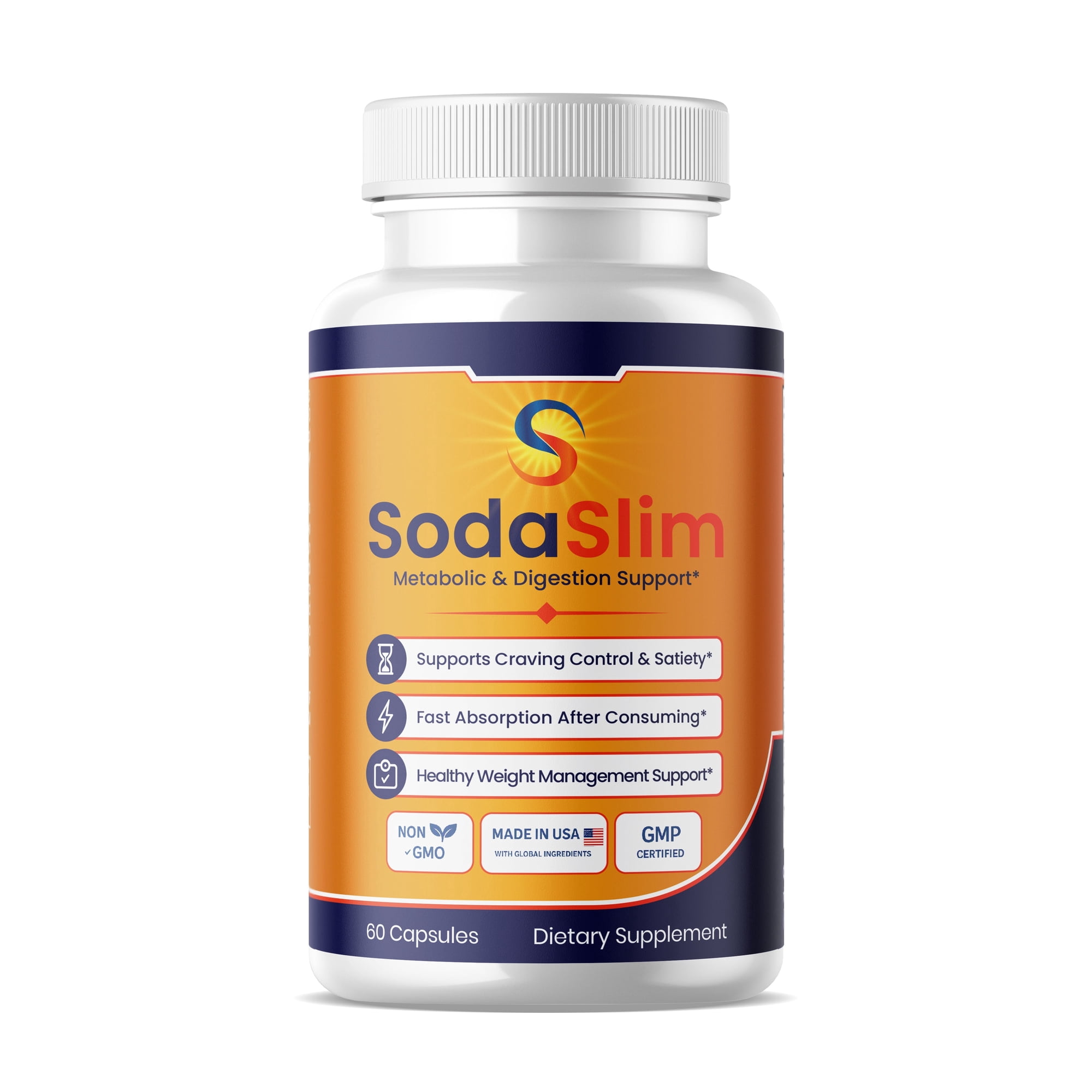 SodaSlim Advanced Metabolic & Digestion Support (Soda Slim) - 60 Capsules