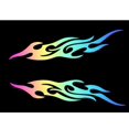 thumbnail image 1 of 4 Pieces Reflective Waterproof Vinyl Stickers for Golf Cart Truck SUV Off-Road Vehicles Skateboard (Gradient), 1 of 5