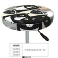thumbnail image 4 of Naloa Colors Cats Round Bar Stool Cushion Cover 12-14 inch, Fits Kitchen, Office, Restaurant Chairs - 13 inch, 4 of 7
