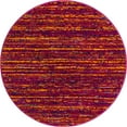 thumbnail image 2 of Rugs.com Calypso Collection Rug – 4 Ft Round Pink Medium Rug Perfect For Kitchens, Dining Rooms, 2 of 8