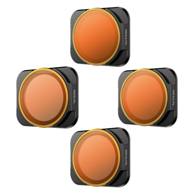 Aluminum Frame Optical Glass Lens Filters for Air 2S Mini Aircraft 4Pc -PL 8 16 32 64