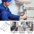thumbnail image 3 of Kieccall Stainless Steel Multifunctional Sink Wrenches Plumbing Tools for Pipe Bathroom Installation Repair Gift, 3 of 7