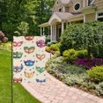 thumbnail image 5 of Carnival Masks Beads Garden Flag Double Sided Outdoor Banners for Courtyard Outdoor Lawn Farmhouse Holiday Decorations, 5 of 5