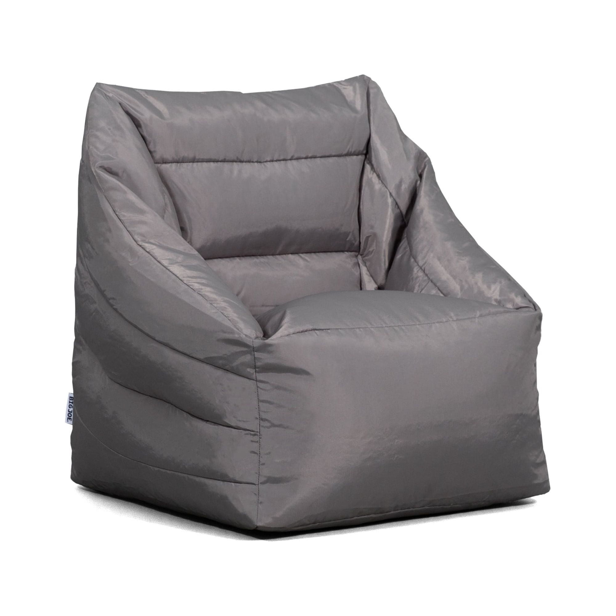 Big Joe Aurora Bean Bag Chair Graphite Smartmax Durable Polyester Nylon Blend 2.5 feet