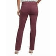 thumbnail image 2 of NYDJ womens  Petite Marilyn Dark Cherry Straight Leg Jean, 16P, Red, 2 of 3