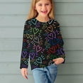thumbnail image 5 of Edvintorg Long Sleeve Shirts for Girls Cute Valentine's Day Heart Printing Crewneck Dressy Casual Blouses Shirts 3-14 Years Spring Holiday Pullover Tops, 5 of 7