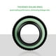 thumbnail image 3 of Ajuste De Compresión De Enfriamiento De Agua, 2 Piezas Duraderas Adaptador De Manguera De Rosca Externa Duradera Para PC De Enfriamiento De Líquidos De Cobre Negro, 3 of 7