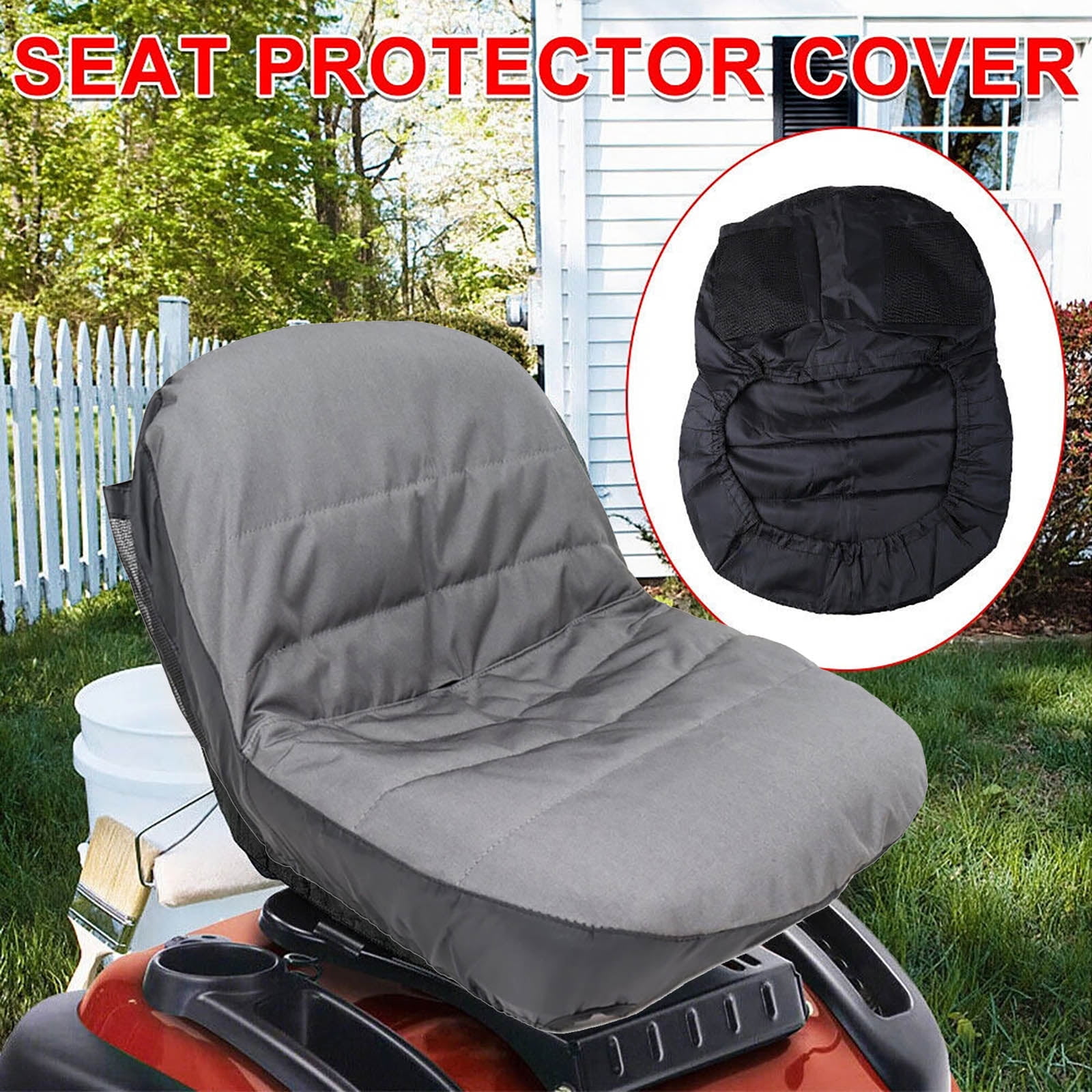 Riding Lawn Mower Seat Cover Durable 600D Polyester Oxford Durable Tractor Seat Case for Husqvarna Lawn mower Tractor TAPDRA Spare Part