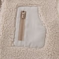 thumbnail image 6 of KAUOD Girls Fuzzy Mock Neck Vest Zip up Winter Fleece Sleeveless Coats Front Zipper Pockets Plush Outwear Vest Padded Warm, 6 of 6