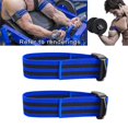 thumbnail image 4 of de restricción de sangre para muslos y de oclusión, 2 pulgadas de ancho para entrenamiento pierna de restri , azul Brazo azul DYNWAVEMX Bandas de entrenamiento, 4 of 8