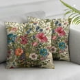 thumbnail image 3 of nygtbtfer Fall Wildflowers Throw Pillow Covers, Autumn Seasonal Decorations for Home Set of 2 White, 3 of 7