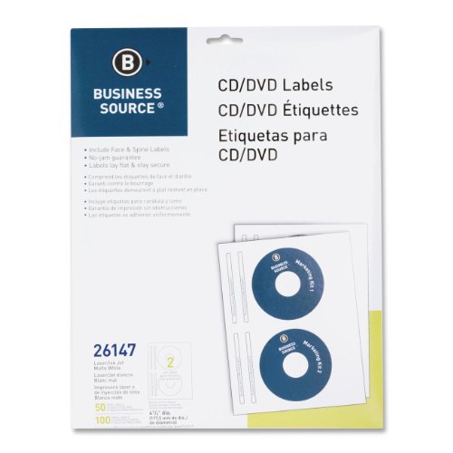 business source white laser labels 26107 business source white laser labels 26107