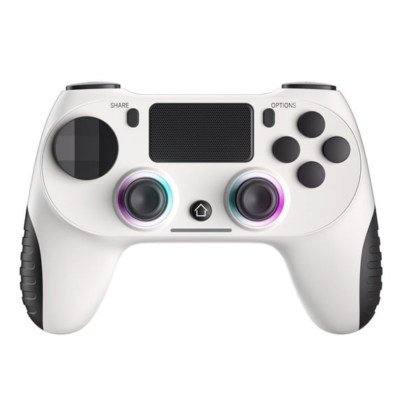 Wireless Controller for P4 with RGB Lighting,Bluetooth Game Joystick Support Turbo/Dual Vibration/6-Axis Motion Sensor/ Touch Pad