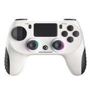 Wireless Controller for P4 with RGB Lighting,Bluetooth Game Joystick Support Turbo/Dual Vibration/6-Axis Motion Sensor/ Touch Pad